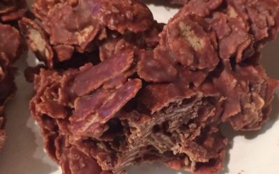 {3 Ingredient} GF Vegan Chocolate Peanut Butter Crunch